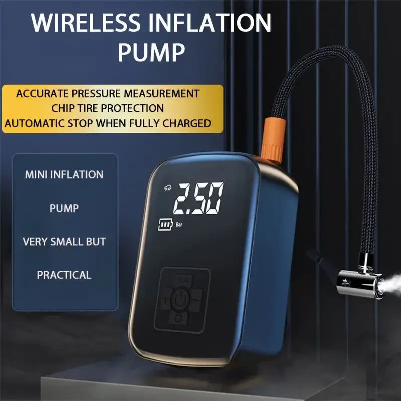 Wireless Car Air Compressor Tire Inflator